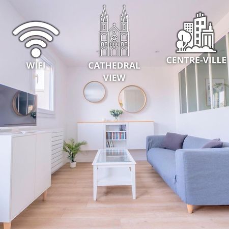 Le Clovis - Cathedrale Apartamento Reims Exterior foto